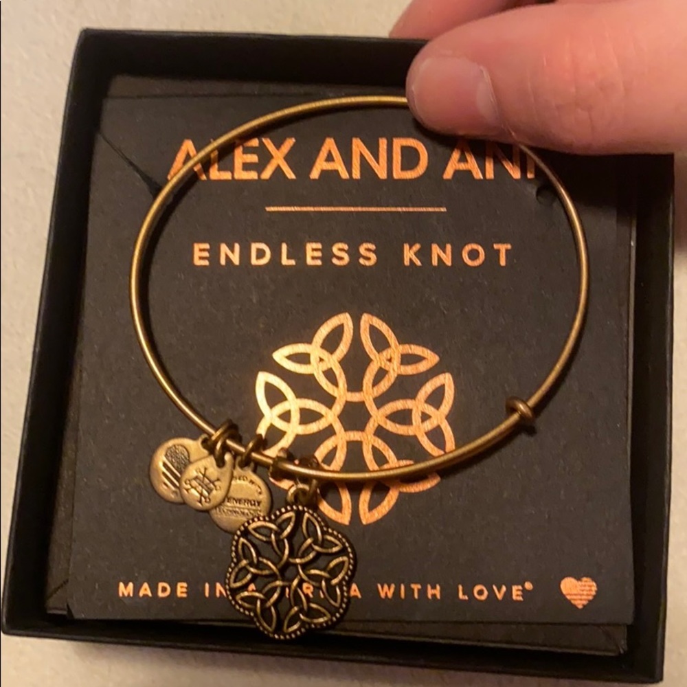 Alex and Ani Endless Knot Bracelet